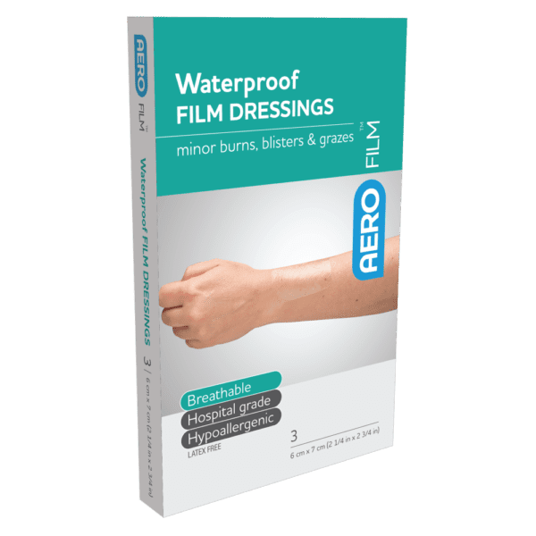 AEROFILM Waterproof Film Dressing 6 x 7cm Box/3 - Customers also search for: AsGUARD Clear ISB002 AsGUARD Clear Film Dressing,baremedical 1990270 Dressing Adh Film W/O Pad 6 X 7Cm Openview,Leukoplast 7238108 Leukomed  T,Sentry SAGISB002 AsGUARD Clear Film Dressing,6 x 7cm,Sterile,ISB002,50 per Box,Smith & Nephew 4628 Opsite Flexigrid 6x7cm x100 4628,13070017 Bodichek Waterproof Film Dressing,13070019 Bodichek Waterproof Film Dressing,13070021 Bodichek Waterproof Film Dressing