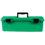 AEROCASE Green Plastic Tacklebox with 1 Liftout Tray 23 x 40 x 14.5cm