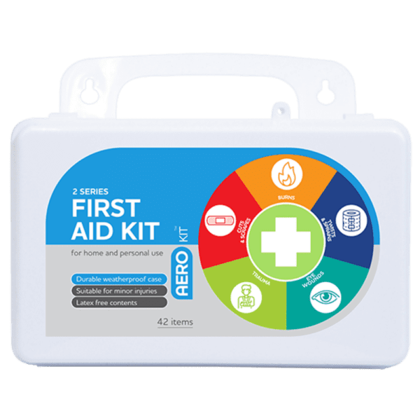 AEROKIT 2 Series Plastic Waterproof First Aid Kit 13 x 21 x 7.5cm