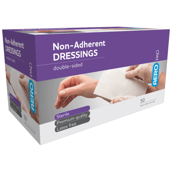 AEROPAD Non-Adherent Dressing 10 x 20cm Box/50 - Customers also search for: Essity 73289-00 L/Med LA 5cmx5cm x50,Medstock MS0505NSP MedStock NStk Pad 5x5cm x50,Sentry NAD001,SURVIVAL NONADDR5 Non-adherent wound dressing,sterile,Trafalgar 873420 FAC NON ADHERENT DRESSING 5X5CM,Trafalgar 101310 NON ADHERENT DRESSING 5 X 5CM BOX 50,D3-BULK D3-BULK,Non-Adherent Dressing,5 x 5cm,50pk,BTS1393 Melolin Non Adhesive Dressing 5x5cm,21910 Non-Adherent Dressing 5 x 5cm (1),2152 Non-adherent Dressing 5cm x 5cm,13070026 Bodichek Non Adherent Dressing Light