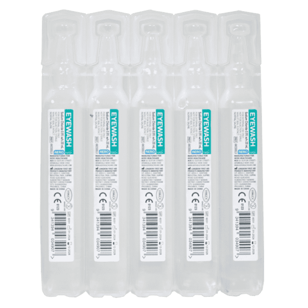 AEROWASH Sodium Chloride Eyewash Ampoule 20ml Carton/250 - Customers also search for: Trafalgar 101055 SODIUM CHLORIDE 20ML-PK5,Uneedit EWA1,FRS100 Eye Wash Solution,15ml Ampoule,5pk,A48335 Examination Couch,Black,11700 Eye Wash 15ml (1),AW1000R SALINE EYEWASH AMPOULES,5111 Saline Steritube 15Ml,13217035 Salinaax Eye & Skin Wash Preservative Free 15ml,10601002 Eyewash Saline Ampoule 15ml