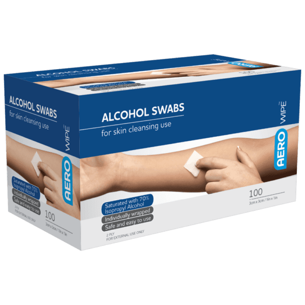 AEROWIPE 70% Isopropyl Alcohol Swab 3 x 3cm Box/100 - Customers also search for: Aaxis 13001500 Bodichek Alc Swabs Bx 200,baremedical 2121084 Swab Alcohol Prep Skin Cleansing,Sentry ALS001 Alcohol Swabs,Smith & Nephew 36361526 Primaswab Wipes Swab 2ply Bx 200,A2 A2,Wound Wipe,Alcohol Swab,10pk,FRC442 Alcohol Wipe,Sachet,100pk,A35889 Disinfect-It Wipes - 100pk per box,AW7100 Alcohol Wipes  Box 100,8882291 Swabs Alcohol 10 Pack,13001500 Bodichek Alc Swabs Bx 200,SB880 Surgical Basics Alcohol Wipes 20 Per Pack,SB881 Surgical Basics Alcohol Wipes 60 Per Pack,10101013 Alcohol Swab (10),10101014 Alcohol Swab (100)