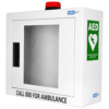 CARDIACT Alarmed AED Cabinet with Strobe Light 42 x 38 x 15.5cm - Customers also search for: Trafalgar 880337 AED Cabinet with Alarm and strobe,RDC150 Alarmed AED Cabinet,DEFIB-007 MEDIQ DEFIB ALARMED CABINET-SUITS HS1 AND FRX