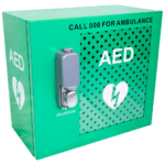 CARDIACT Alarmed Outdoor AED Cabinet with Lock 38 x 42 x 22cm