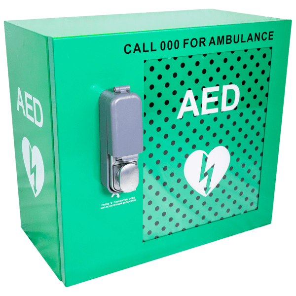 CARDIACT Alarmed Outdoor AED Cabinet with Lock 38 x 42 x 22cm - Customers also search for: RDC250 Outdoor AED Cabinet