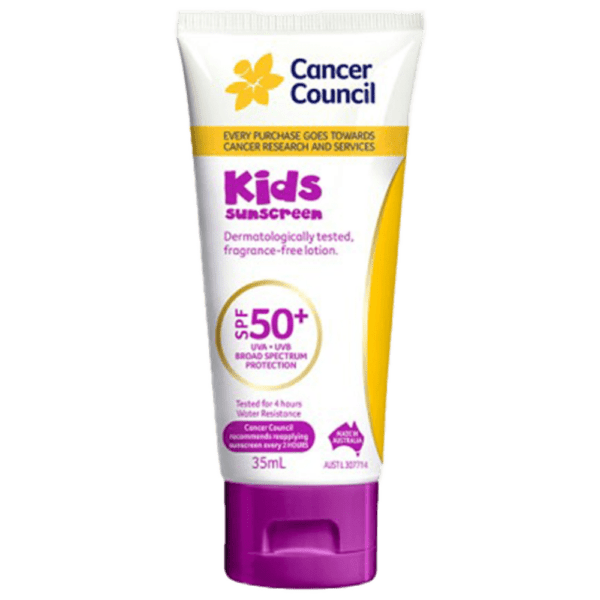 CANCER COUNCIL SPF50+ Kids Sunscreen Tube 35mL - Customers also search for: A50616 Ultra Protect SPF50+ Sunscreen Bundle,11502016 Hamilton Sunscreen 50+ 1L