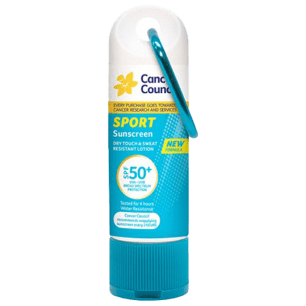 CANCER COUNCIL SPF50+ Sport Sunscreen Bottle 50mL - Customers also search for: A50616 Ultra Protect SPF50+ Sunscreen Bundle,11502016 Hamilton Sunscreen 50+ 1L