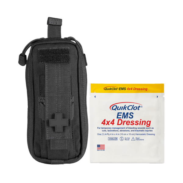 RAPIDSTOP Small Bleed Control with QUIKCLOT EMS Dressing- Tactical 8 x 18 x 6cm