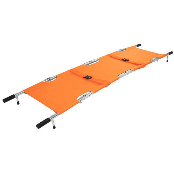 AERORESCUE Alloy Quad-Fold Emergency Pole Stretcher with Carry Case