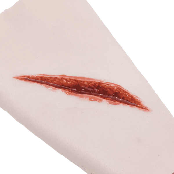 TRAUMASIM Wearable Sharp Laceration Forearm with Bleeding Capacity