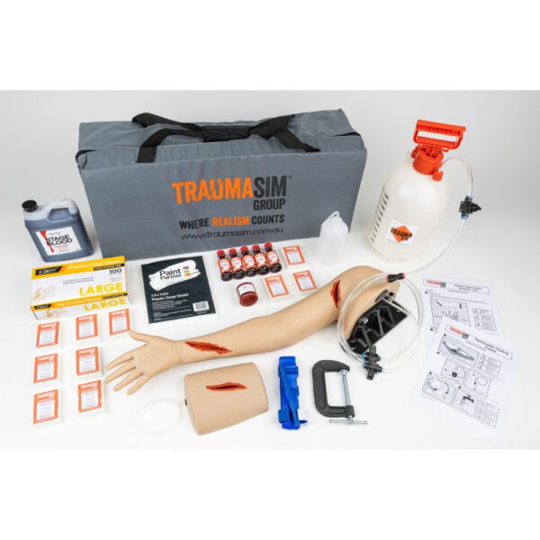 TRAUMASIM Bleed Control Trainer Kit – Arm