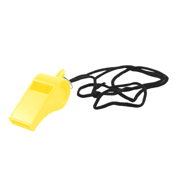 AEROSUPPLIES Yellow Plastic Whistle