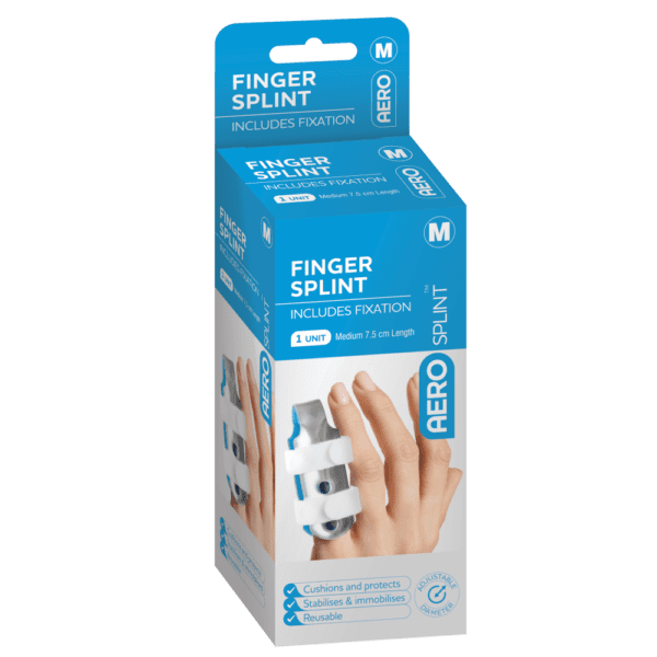 AEROSPLINT Finger Splint (Medium) 7.5 x 3.5 x 3.5cm