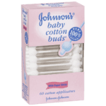 JOHNSON & JOHNSON Contour Cotton Tips Pack/60 Bag/60