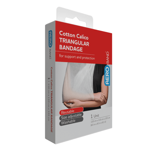 AeroBand Cotton Calico Triangular Bandage 110 x 110 x 155cm
