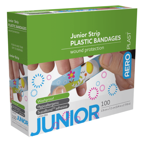 AEROPLAST Plastic Junior Strip 7.2 x 1.9cm Box/100 - Customers also search for: bandaid,Band - Aid 37206127,First Aid Only G155 3/4"x3" Plastic Bandages,100/box,Johnson & Johnson 3720612704 Bandaid Plst Strp 100,Medique 102133 3/4" x 3" Plastic Strip Bandages,Trafalgar 41007 ELASTOPLAST PLASTIC STRIPS PK100,P12 P12,Adhesive Plasters,Plastic,72 x 19mm,100pk,S646 Adhesive Strip Medical Rapaid,S628 Band Aid J3510 Adhesive Bandages Pkt 100,S632 L/Plast S72590-01 Plastic Strips Pkt 100,62610511 Healband Plastic Strips,72x20mm,50's,13010004 Bodichek Strips Plastic 72x20mm Sterile,SB874 Surgical Basics Plastic Strips 75 Per Pack,9300610000000 Fabric 24's,10201002 Plastic Dressing Strips 1.9cm x 7.2cm (100)