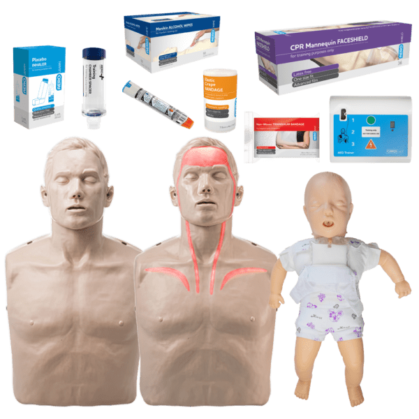 AEROLEARN Essential First Aid Trainer Equipment Starter Pack