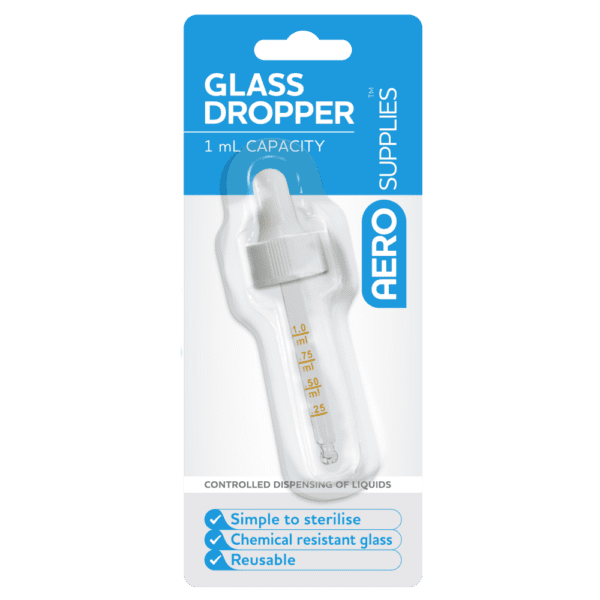 AeroSupplies Glass Dropper