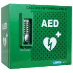 CARDIACT Alarmed Outdoor AED Cabinet with Lock 38 x 42 x 22cm