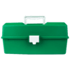 AEROCASE Green Plastic Tacklebox with 1 Tray - Customers also search for: B1 B1,Conforming Bandage,5cm,3pk,F1 F.A.KIT: CASE PLASTIC FISCHER 1 TRAY GREEN