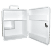 AEROCASE Large White Plastic Cabinet with Key Latch - Customers also search for: 6P F.A.KIT: CASE PLASTIC FISCHER WALL MOUNT LARGE (Key Lock)