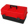 AEROCASE Red and Black Plastic Tacklebox 2 Tray Cantilever - Customers also search for: B1 B1,Conforming Bandage,5cm,3pk,F1 F.A.KIT: CASE PLASTIC FISCHER 1 TRAY GREEN