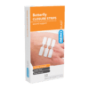 AEROPLAST Butterfly Wound Closures 45 x 10mm Box/10 - Customers also search for: First Aid Only 1-012 Butterfly Wound Closures,Large,16/box,Medique 60275 Butterfly Bandages - Medium,Trafalgar 67500 BUTTERFLY CLOSURES 10MMX46MM PK 10,BC-10 Bandaid  Butterfly Closures pk10,SKC Skin Closures,APWCB10 Butterfly Wound Closures,10204052 Wound Closures Butterfly Strips (10)
